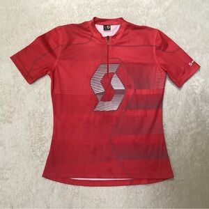 Scott Kids' Red Cycling Jersey